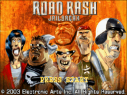 Road Rash - Jailbreak Title Screen